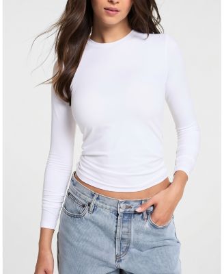 Plus Size Bliss Crewneck Fitted Long-Sleeve T-Shirt