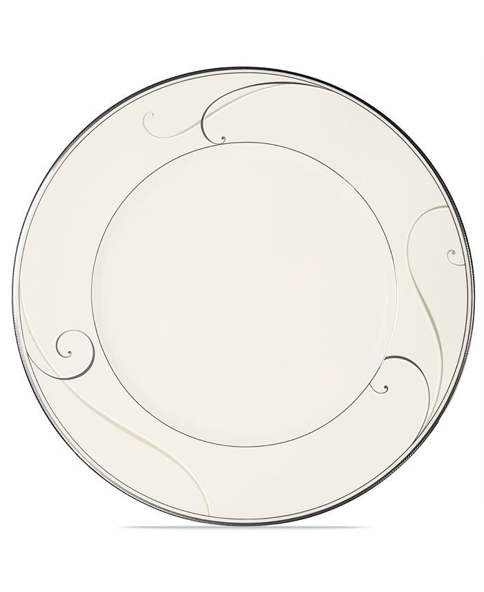 Noritake - "Platinum Wave" Dinner Plate, 11"
