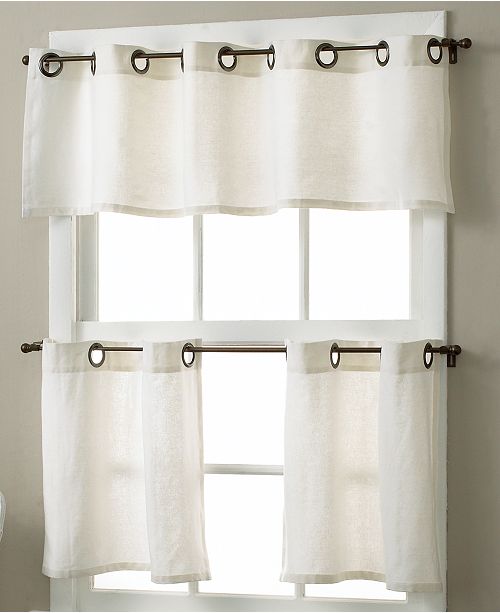 cafe style linen curtains