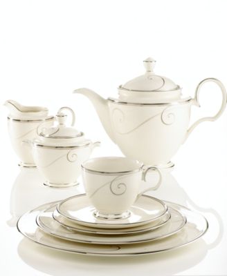 Noritake Platinum Wave Dinnerware Collection