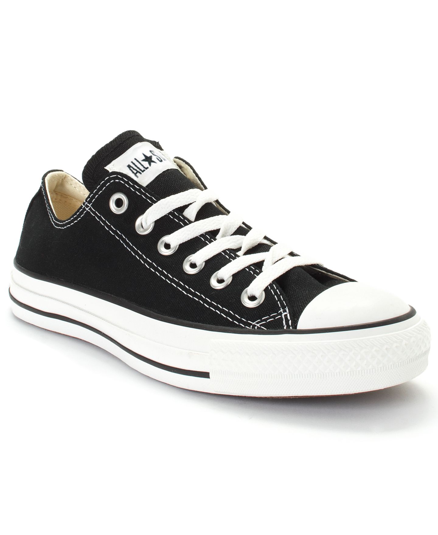 Женские кроссовки Converse Chuck Taylor All Star Ox Casual, цвет: Чёрный — фото 1