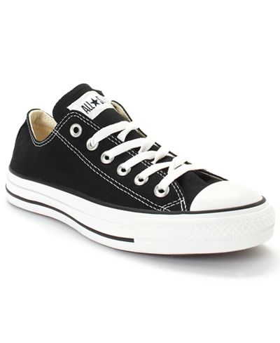 Converse Women's Chuck Taylor All Star Ox Casual Sneakers from Finish Line #converse #black #sneakers