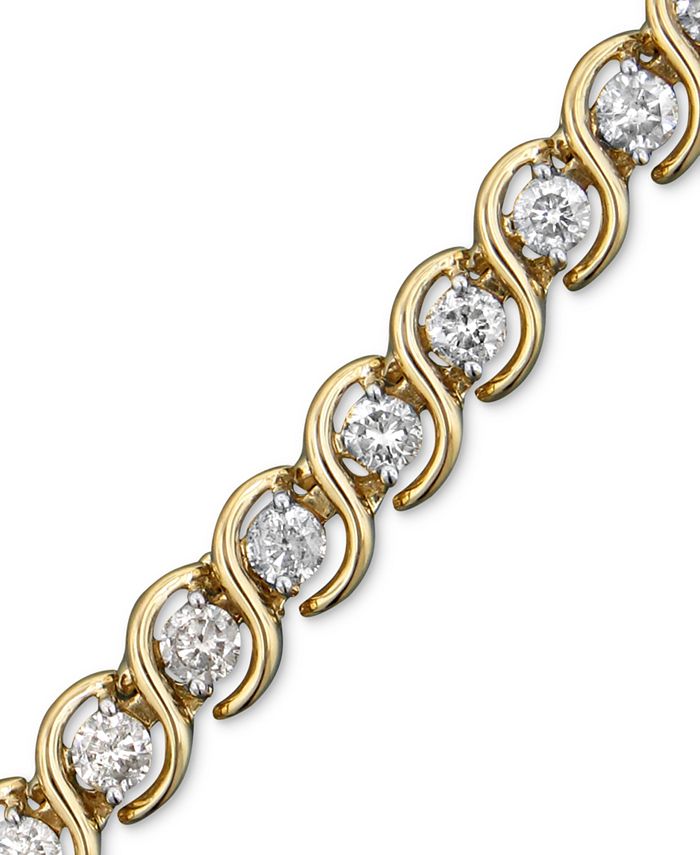 Macy's Diamond Bracelet in 14k Gold (5 ct. t.w.) Macy's