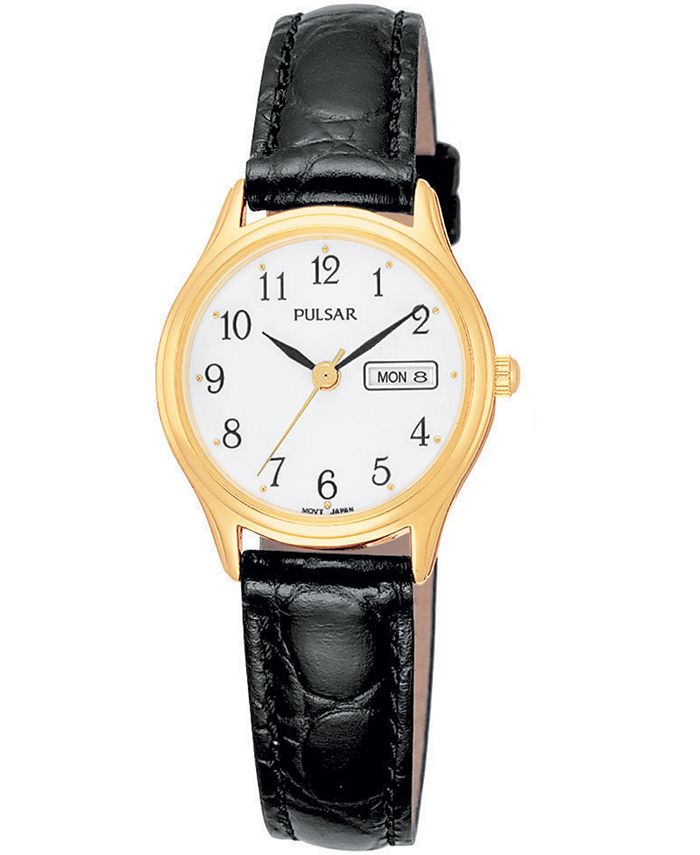Pulsar new arrivals leather watch