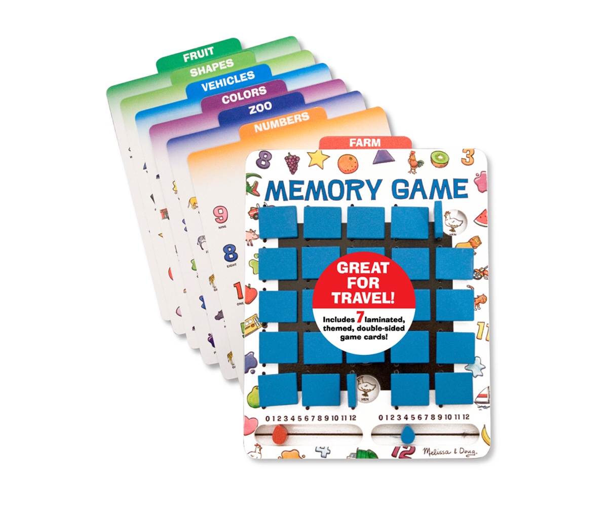 Melissa & Doug Kids' Toy, Flip To Win Memory Game In Multi