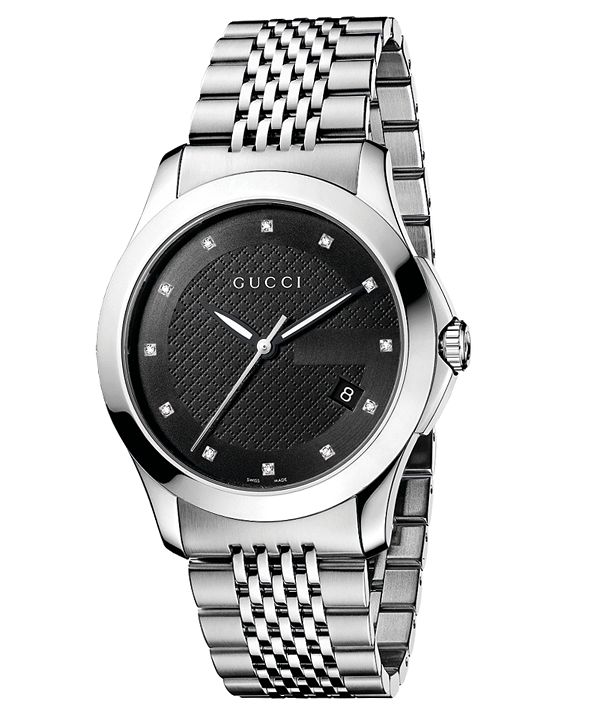 Gucci Watch, Unisex Swiss Stainless Steel Bracelet 38mm YA126405 & Reviews - Watches - Jewelry ...