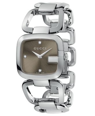 Gucci - Watch, Women's Swiss G-gucci Stainless Steel Bracelet 24x25mm YA125401