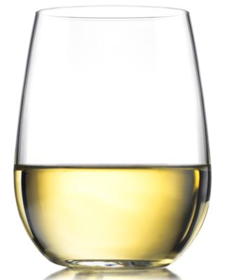 Libbey - Glassware, Set of 4 Basic Stemless Wine Glasses
