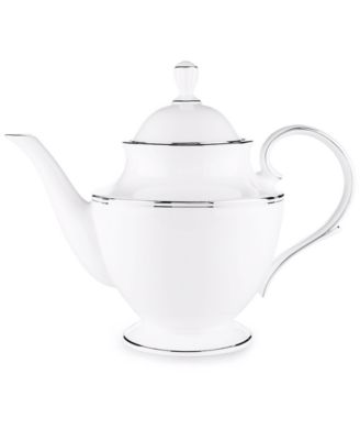 Lenox - "Federal Platinum" Teapot, 40 oz.
