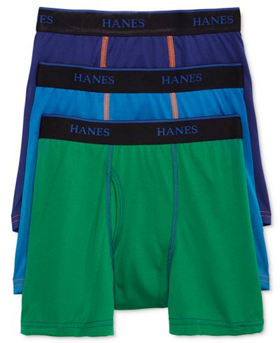 Hanes 3-Pk. Boxer Briefs, Little Boys (2-7) & Big Boys (8-20)
