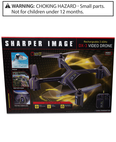 Sharper Image Rechargeable DX-3 Video Drone