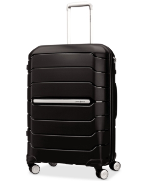 Samsonite Freeform 24" Expandable Hardside Spinner Suitcase In Black