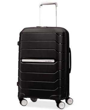 Samsonite Freeform 21" Carry-on Expandable Hardside Spinner Suitcase In Black