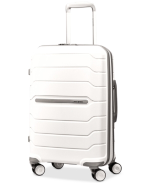 Samsonite Freeform 21" Carry-on Expandable Hardside Spinner Suitcase In White