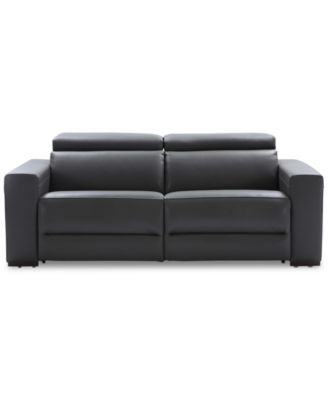 Nevio 82" 2pc Leather Sofa with 2 Power Recliners, Created for Macy's