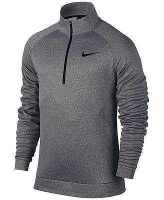 Nike Men's Therma Quarter-Zip Fleece Training Top - Hoodies ...