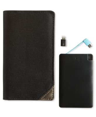 Dopp - RFID Cell Phone Wallet With Power Bank