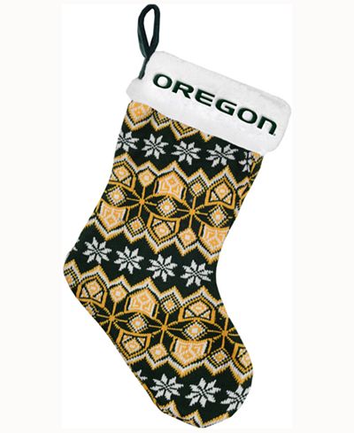 Forever Collectibles Oregon Ducks Ugly Sweater Knit Team Stocking