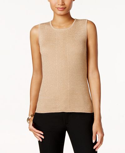 Tommy Hilfiger Metallic-Knit Sweater