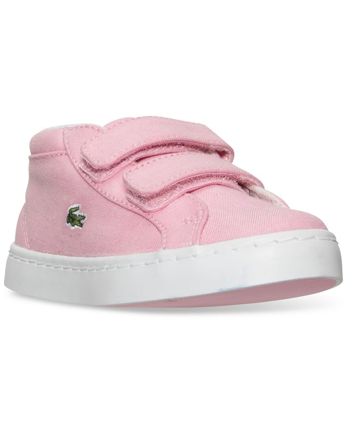 Lacoste Toddler Girls' Straightset Chukka Casual Sneakers from Finish