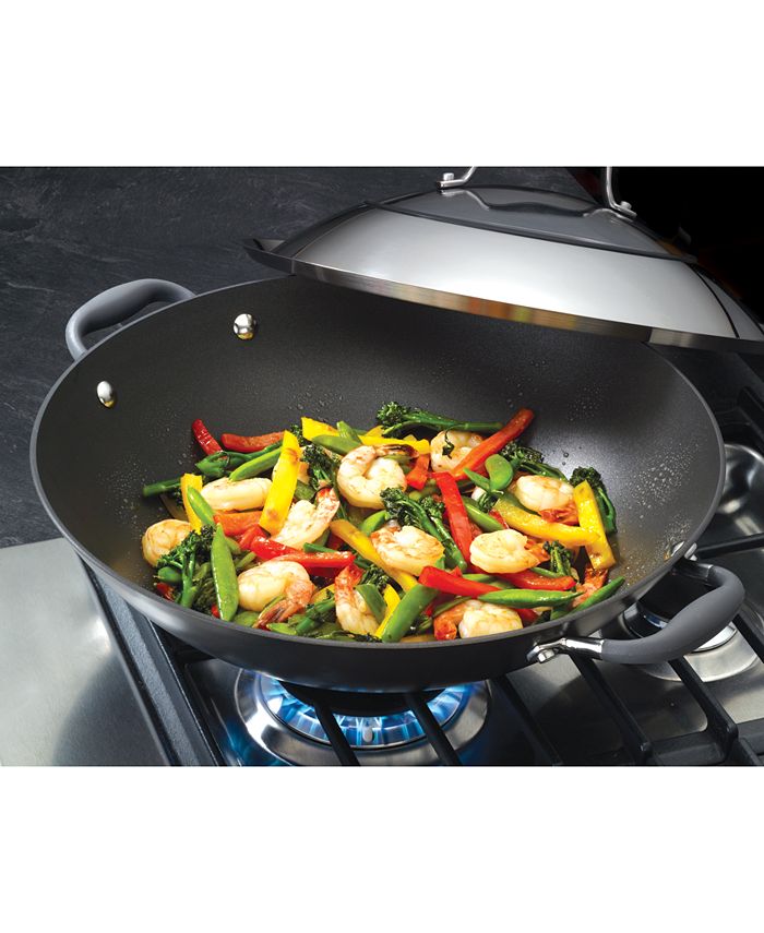 Anolon Advanced Nonstick 14" Covered Wok Macy's