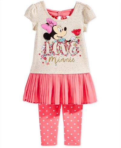Disney's® Minnie Mouse 2-Pc. T-Shirt & Leggings Set, Toddler & Little Girls (2T-6X)
