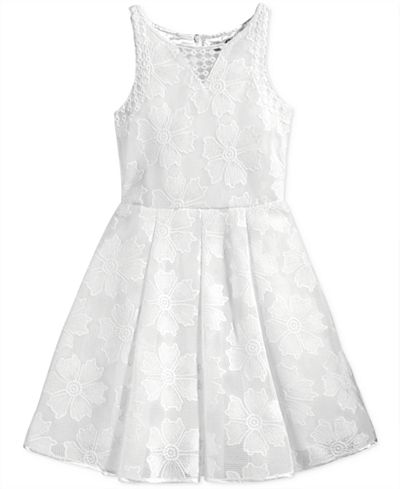 Nanette Lepore Floral Lace Dress, Big Girls (7-16)