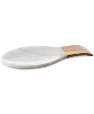 Thirstystone - Marble and Wood Spoon Rest