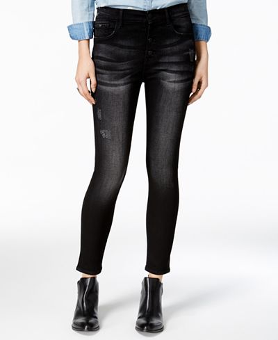 M1858 Alice Black Wash Skinny Jeans, Only at Macy's