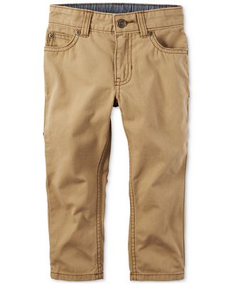 Carter's Khaki Pants, Toddler Boys (2T-4T) - Leggings & Pants - Kids ...