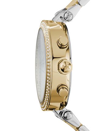 Michael Kors - Women's Chronograph Parker Two Tone Stainless Steel Bracelet Watch 39mm MK5626
