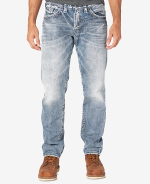 image of Silver Jeans Co. Men-s Eddie Relaxed Fit Tapered Jeans