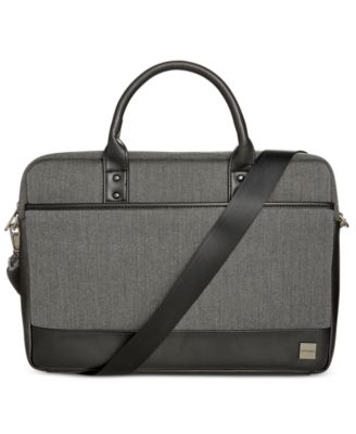 Knomo London - Herringbone Laptop Briefcase