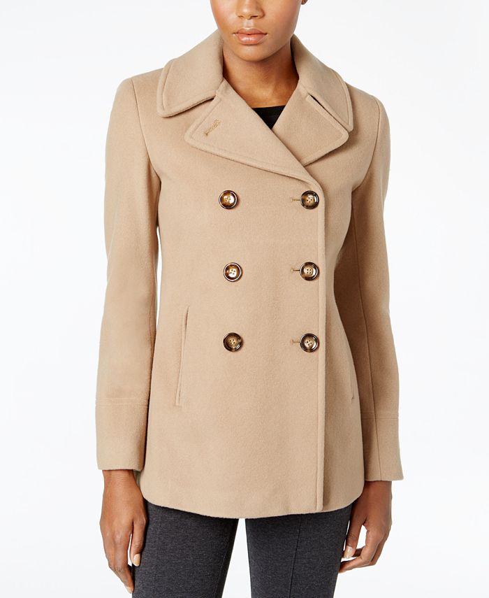 Calvin Klein Wool Cashmere Double, Calvin Klein Peacoat With Hoodie