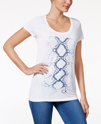 Calvin Klein Jeans Snakeskin Graphic T-Shirt