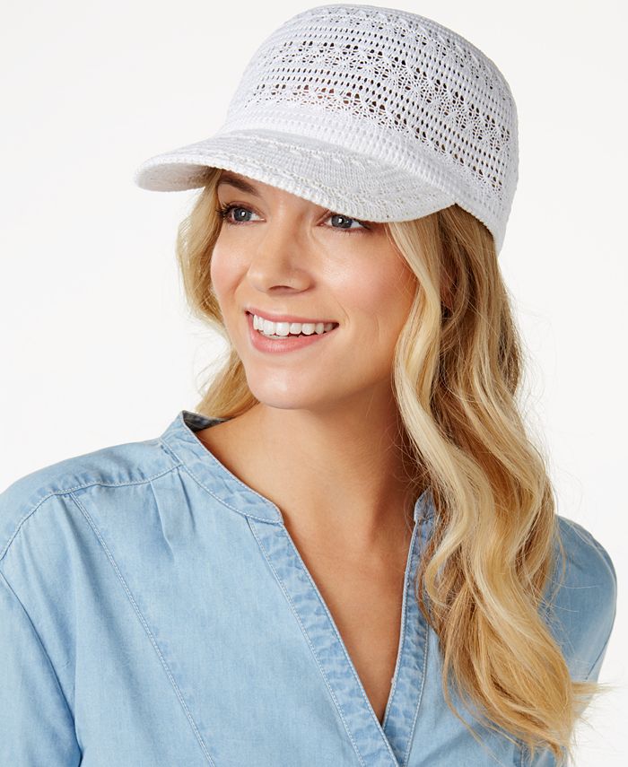 INC International Concepts I.N.C. Crochet Packable Baseball Cap, Created for Macy's Macy's