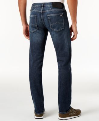armani straight leg jeans mens