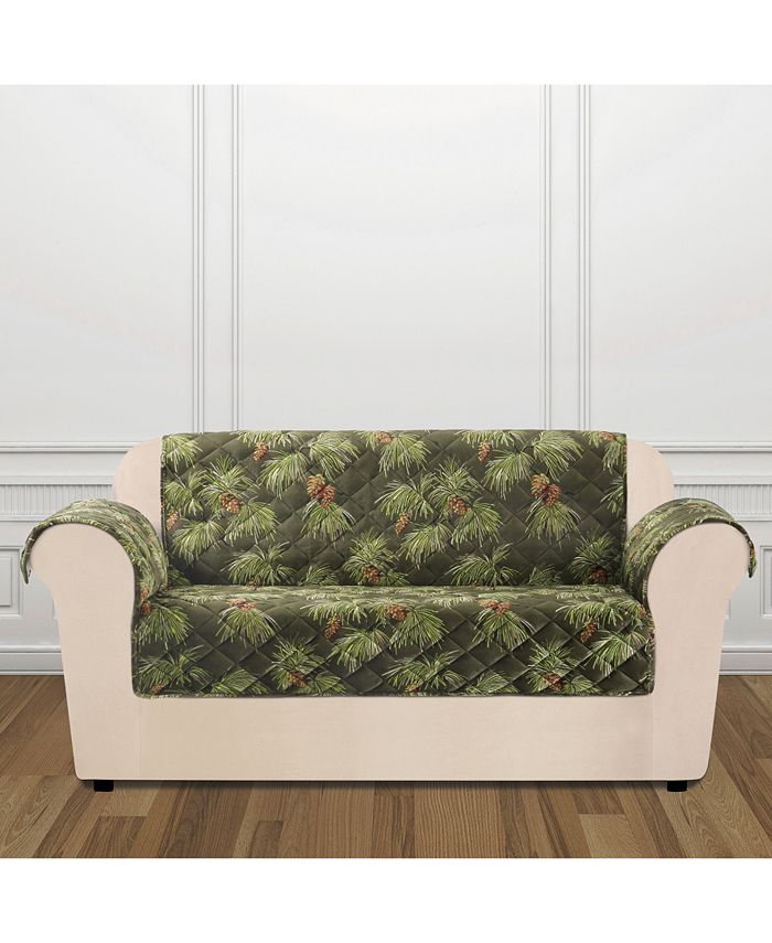 Sure Fit CLOSEOUT! Holiday Motifs Quilted Loveseat Slipcover & Reviews