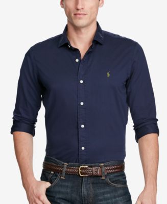Polo Ralph Lauren Men's Twill Estate Shirt - Macy's