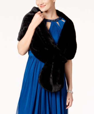 macys faux fur wrap