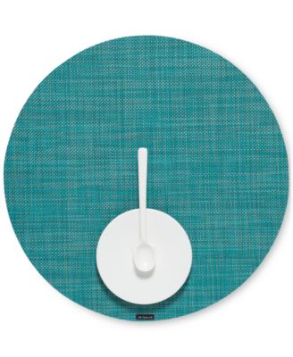 Chilewich Mini Basketweave Round Placemat Collection