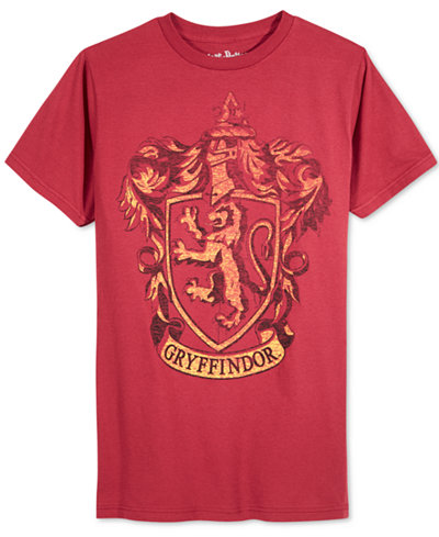 Bioworld Men's Harry Potter Gryffindor Crest T-Shirt