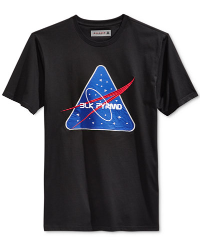 Black Pyramid Men's Space-X Graphic-Print T-Shirt