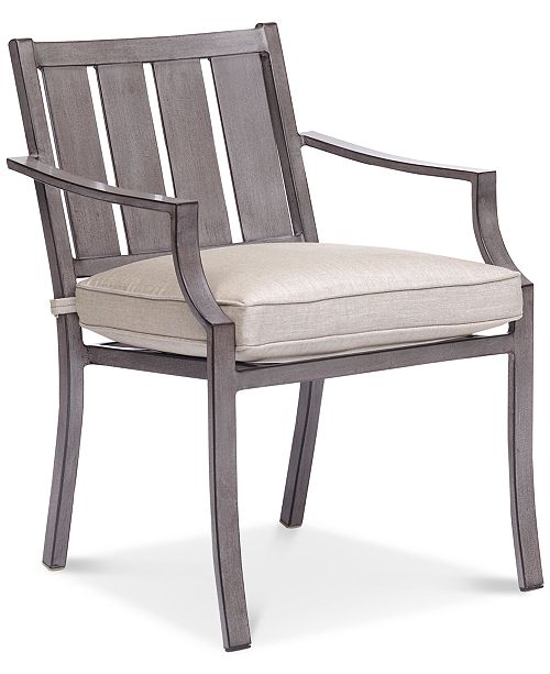 Furniture Wayland Outdoor Dining Chair With Sunbrella Cushion