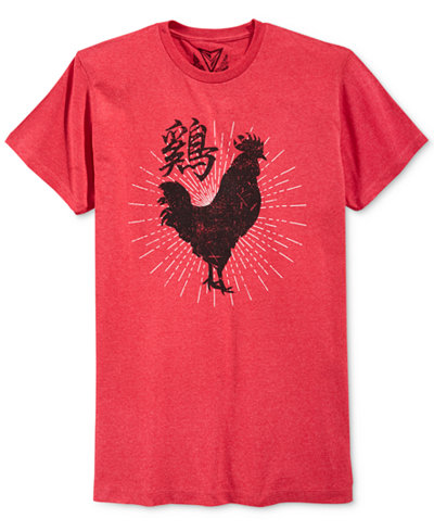 Univibe Men's Year of the Rooster Crest T-Shirt