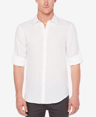 Perry Ellis - Men's Socrates Linen Shirt