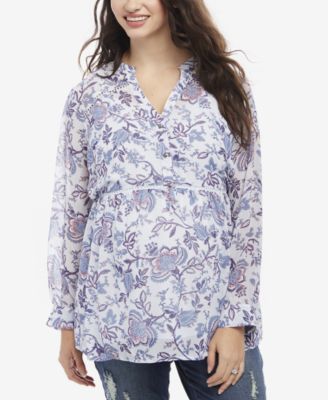Motherhood Maternity - Maternity Floral-Print Blouse