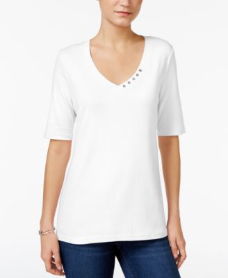 macys karen scott t shirts