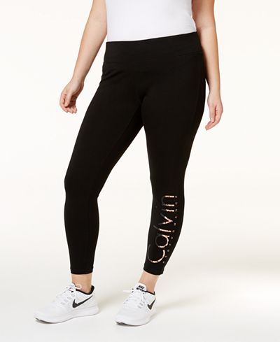 calvin klein logo leggings