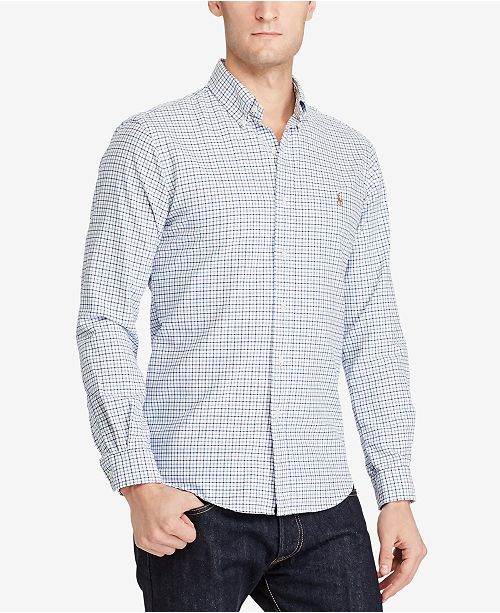 Polo Ralph Lauren Men S Checked Oxford Shirt Reviews Casual